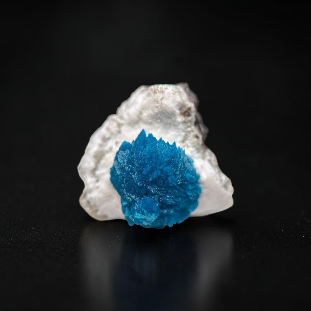 Cavansite Nugget on Mordernite