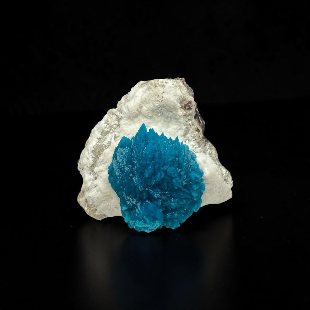 Cavansite Nugget on Mordernite
