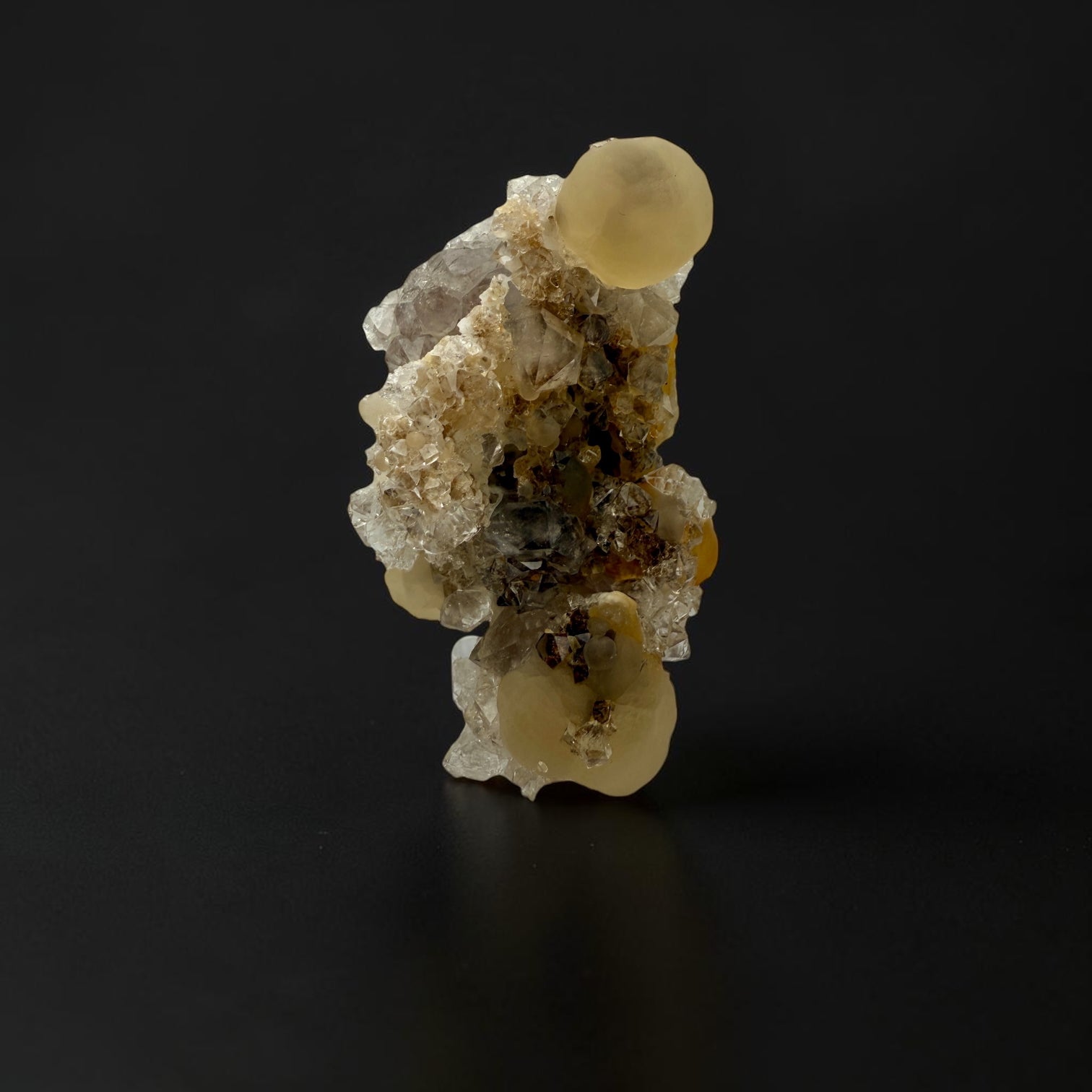 Fluorite on Quartz