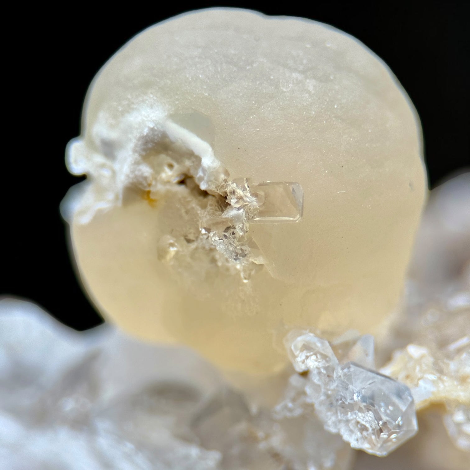 Fluorite on Quartz