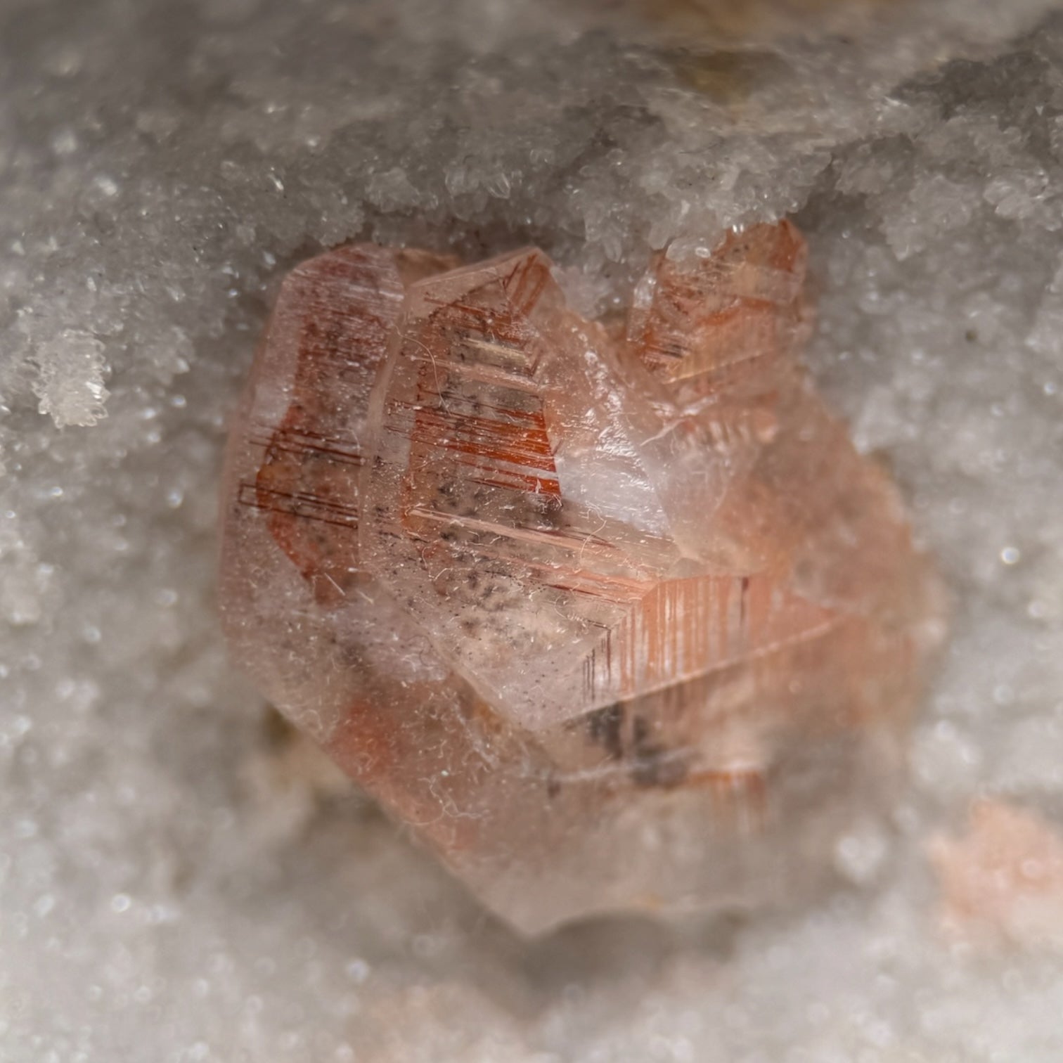 Orange UV Calcite