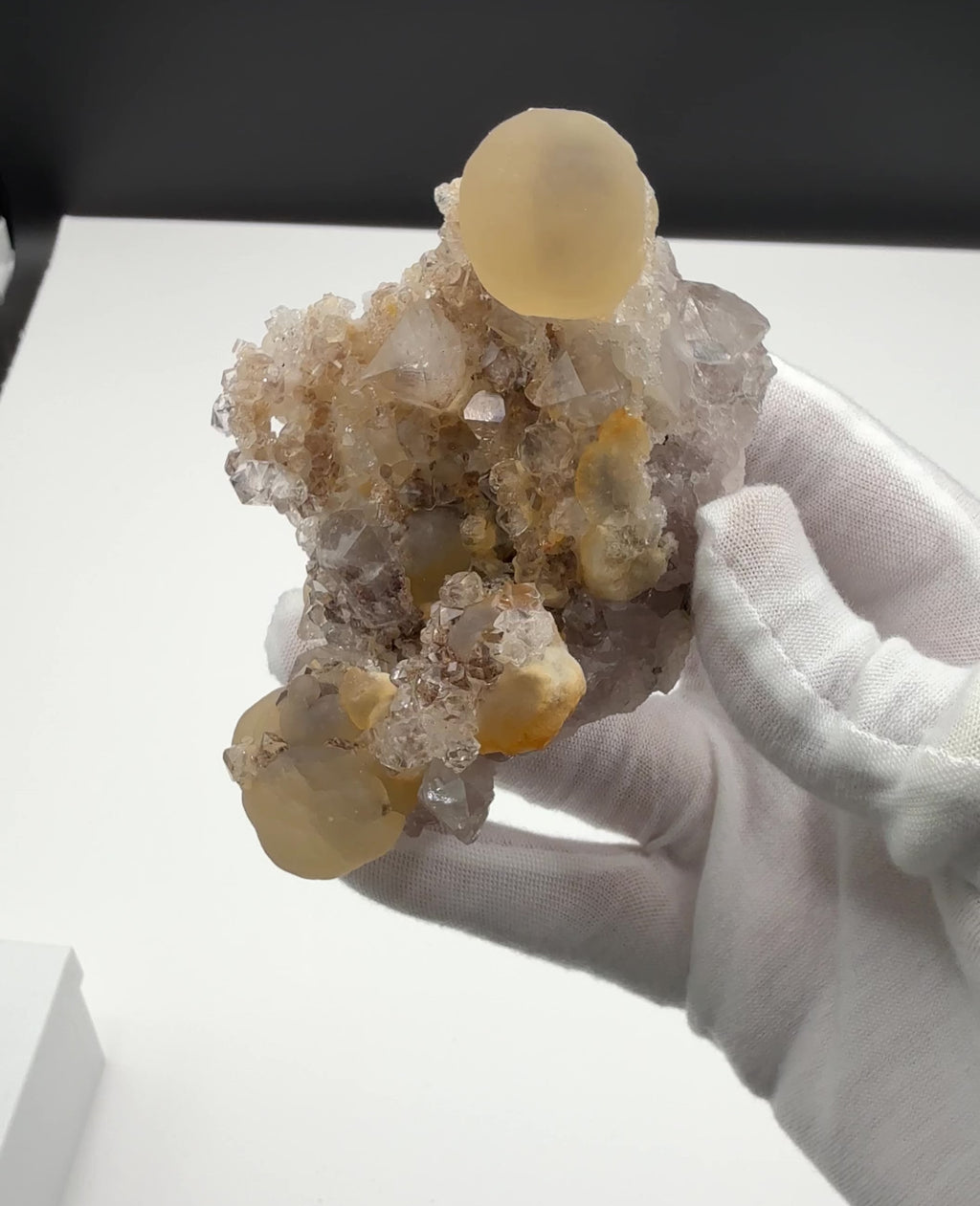 Fluorite on Quartz