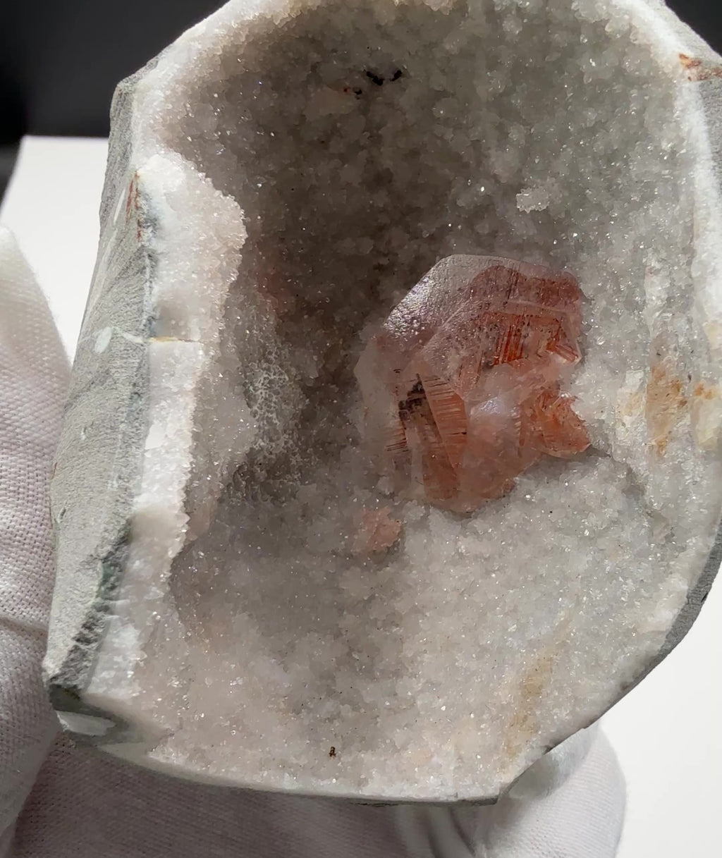 Orange UV Calcite