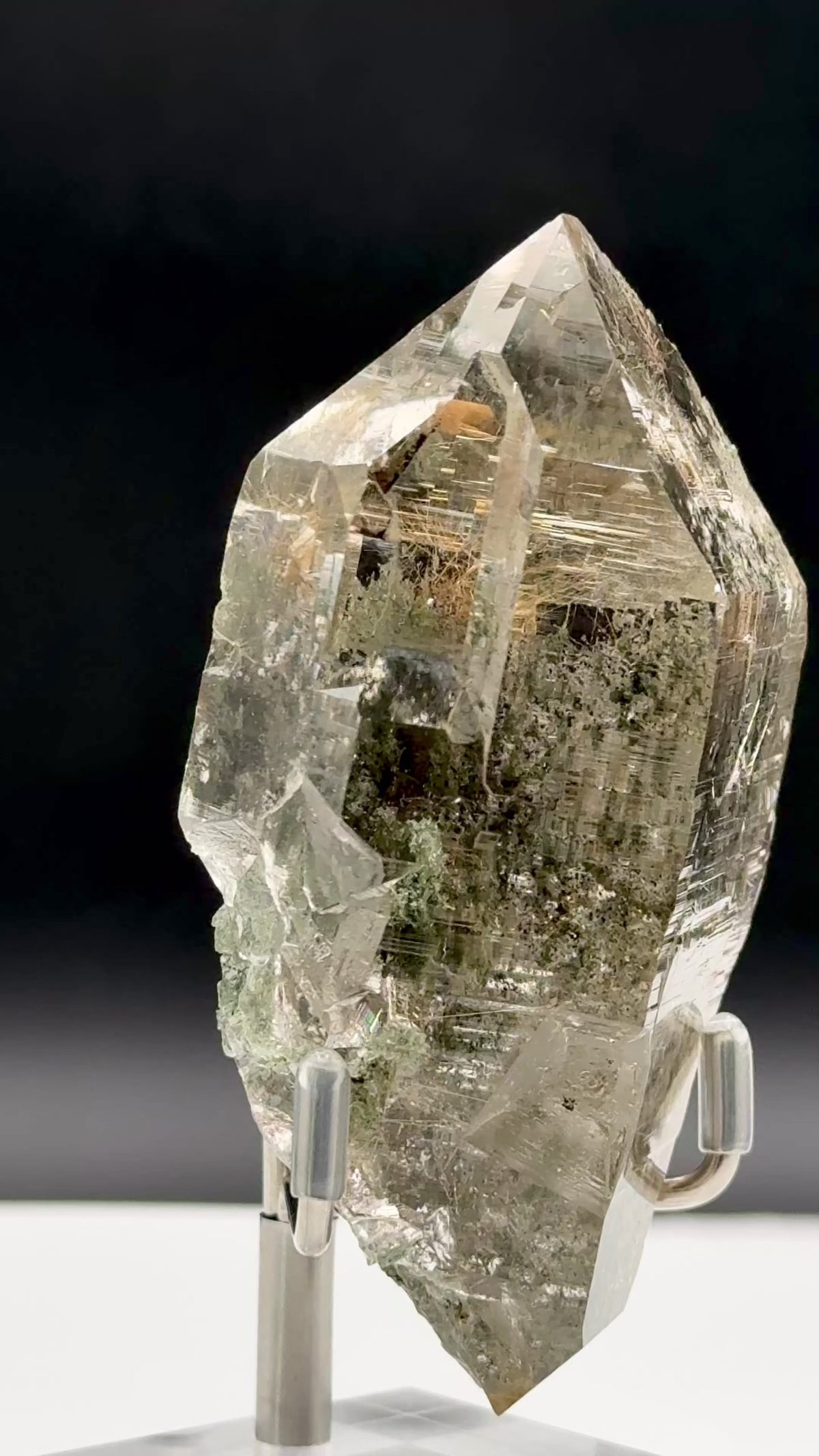 Himalayan Quartz with Golden Rutile